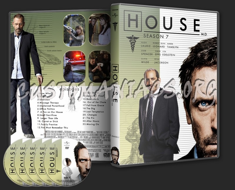 House Season 7 : Single Amaray dvd cover