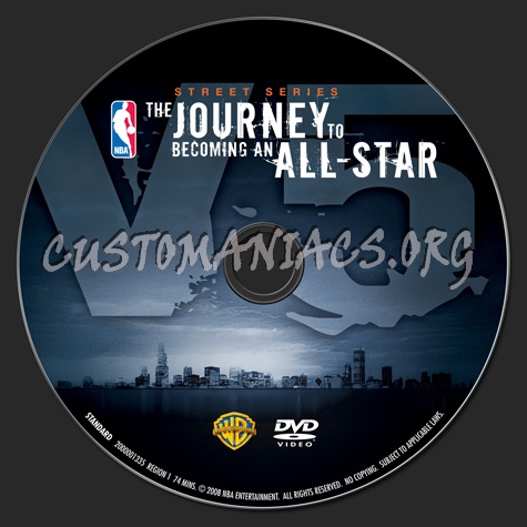 NBA Street Series Volume 5 The Journey to Becoming an All-Star dvd label