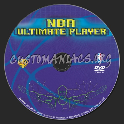 NBA Ultimate Player dvd label