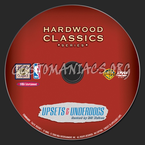 NBA Upsets & Underdogs dvd label