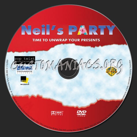 Neil's Party dvd label