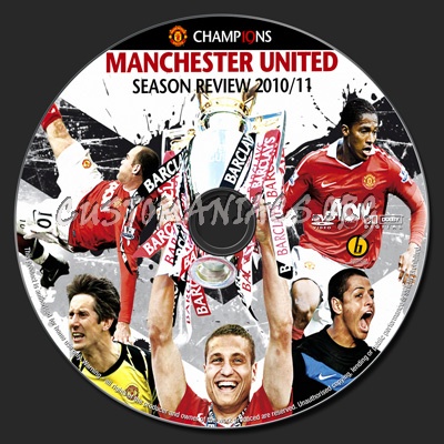 Manchester United Season Review 2010-11 dvd label