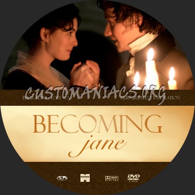 Becoming Jane dvd label