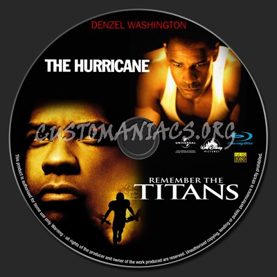 The Hurricane - Remember the Titans blu-ray label