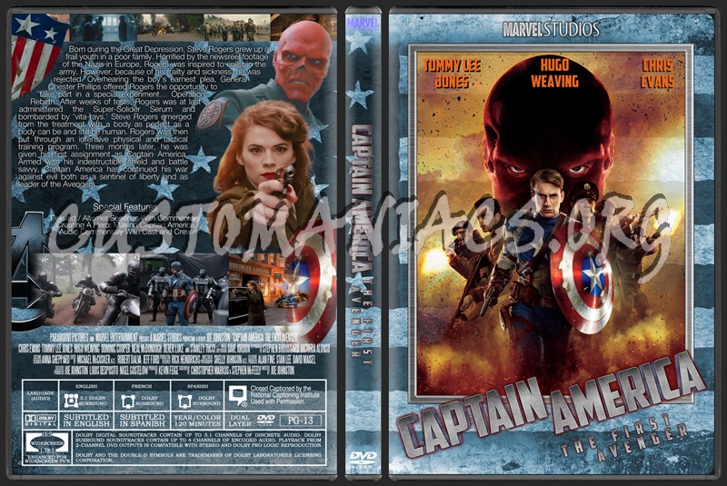 Captain America - The First Avenger dvd cover