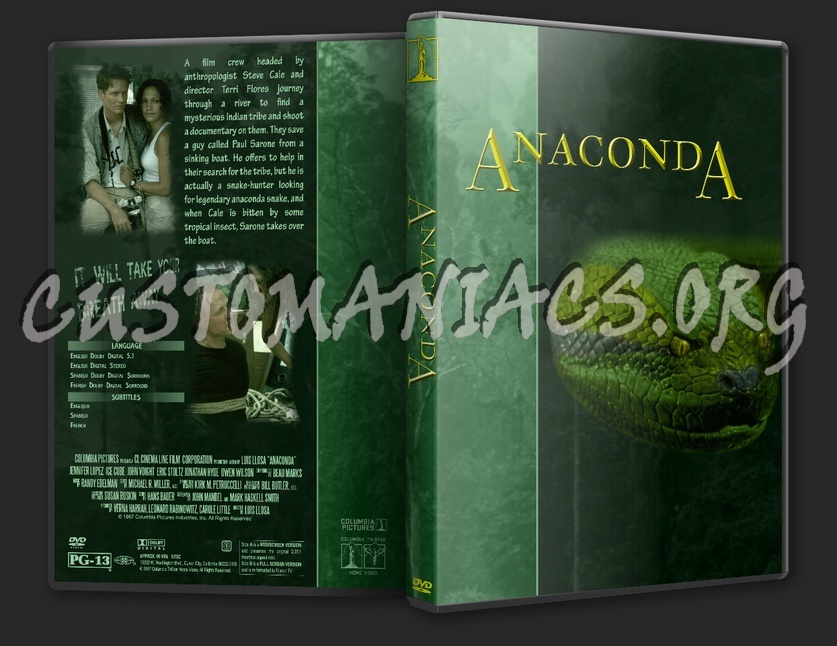 Anaconda Collection dvd cover