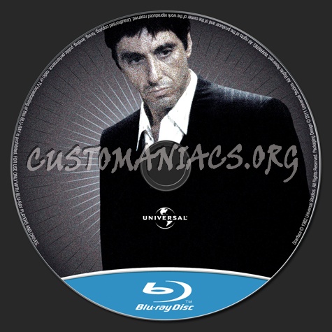 Scarface blu-ray label