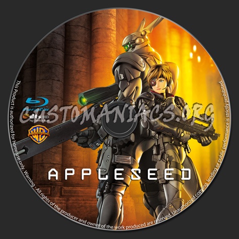 Appleseed blu-ray label