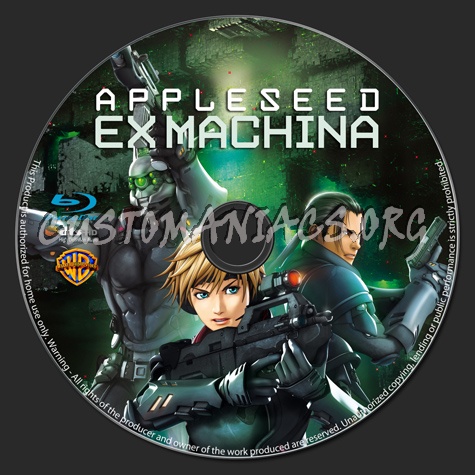 Appleseed Ex Machina blu-ray label