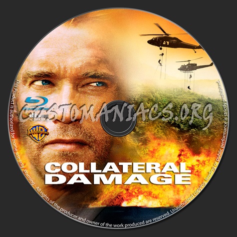 Collateral Damage blu-ray label