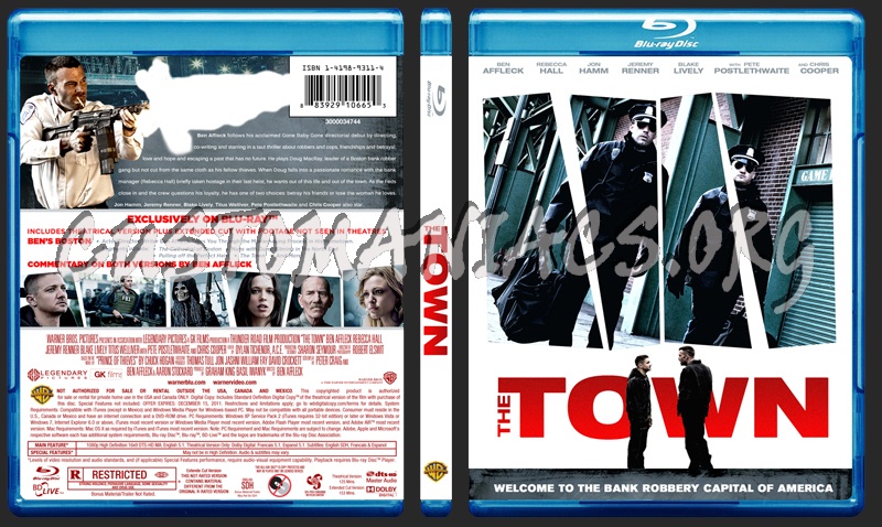 The Town blu-ray cover