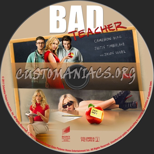 Bad Teacher dvd label