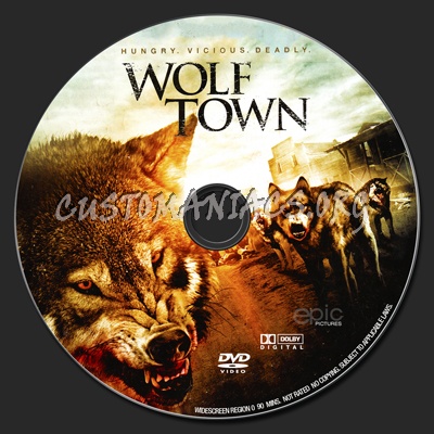 Wolf Town dvd label