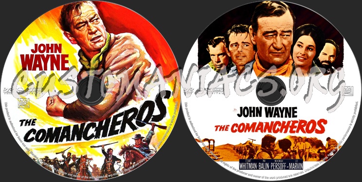 The Comancheros dvd label