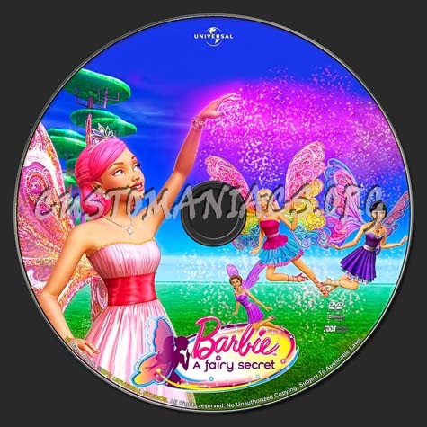 Barbie - A Fairy Secret dvd label