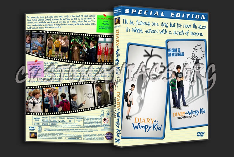 Diary of a Wimpy Kid Double Feature dvd cover