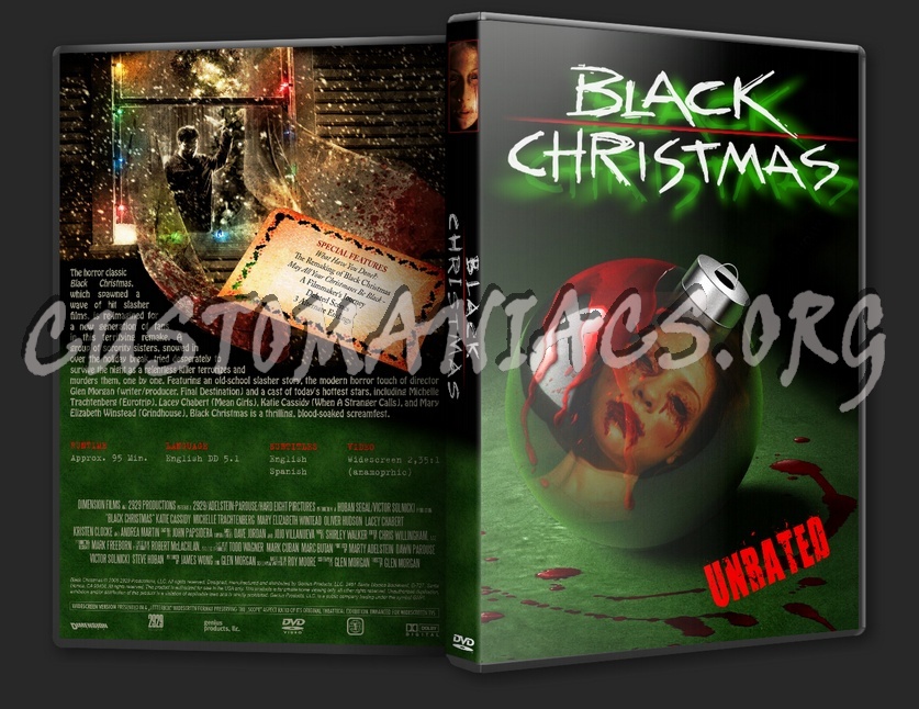 Black Christmas Unrated dvd cover