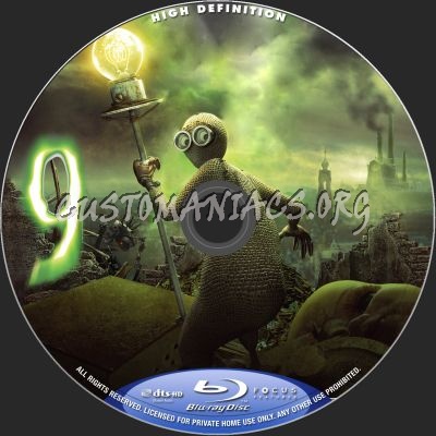 9 blu-ray label