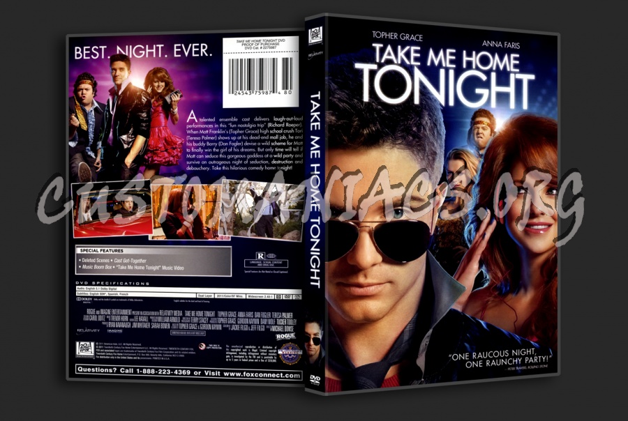 Take Me Home Tonight dvd cover