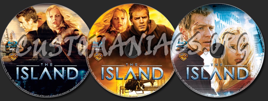 The Island blu-ray label