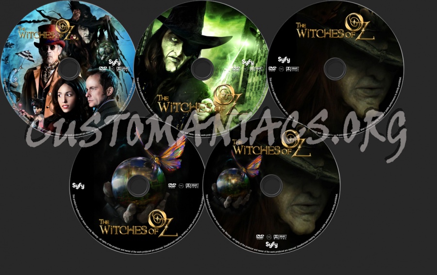 The Witches of Oz dvd label