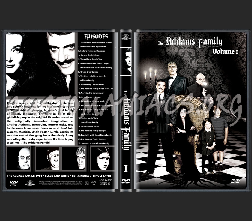 The Addams Family Volume 1 dvd cover