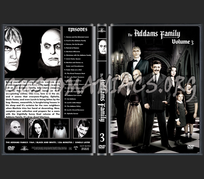 The Addams Family Volume 3 dvd cover