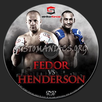 Strikeforce Fedor vs Henderson dvd label