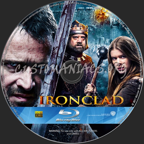 Ironclad blu-ray label