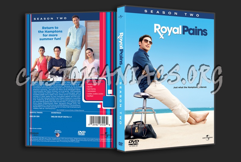 Royal Pains - Season 2 dvd cover