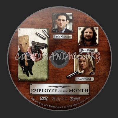 Employee of the Month dvd label