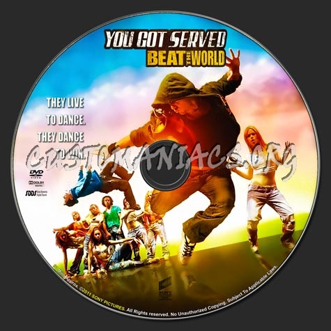 You Got Served - Beat the World dvd label