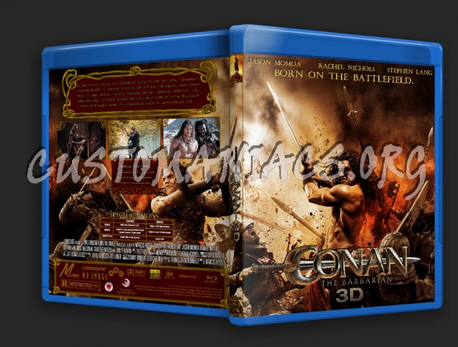 Conan 3D (2011) blu-ray cover