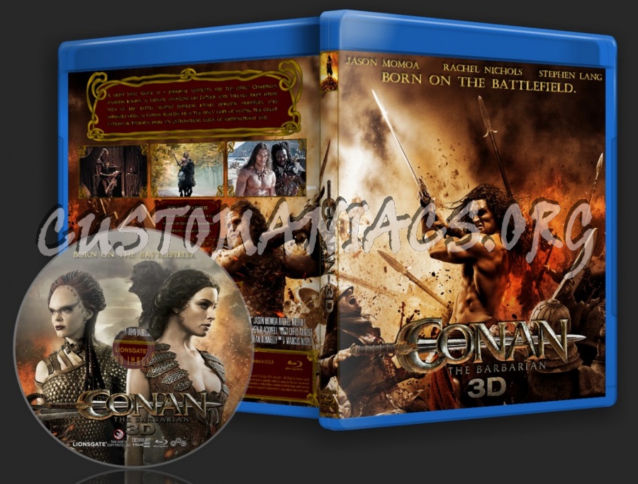 Conan 3D (2011) blu-ray label