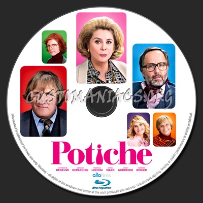 Potiche blu-ray label