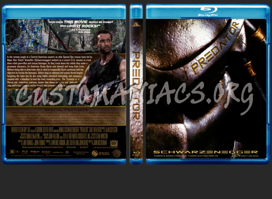 Predator blu-ray cover