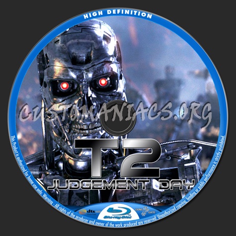 Terminator 2 blu-ray label