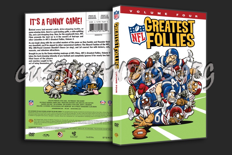 NFL Greatest Follies Volume 4 dvd cover