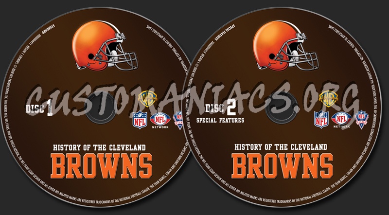 NFL History of The Cleveland Browns (dvd)