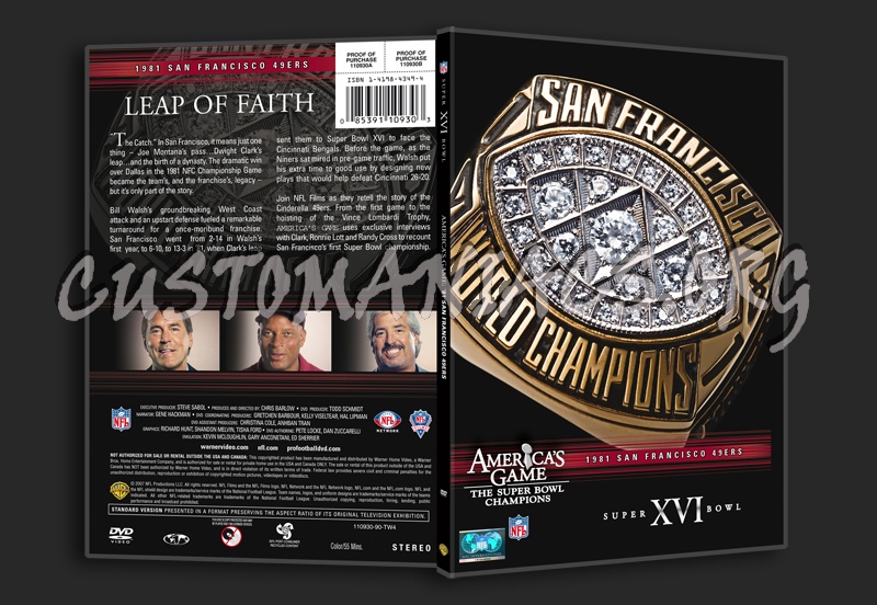 : NFL America's Game - The Super Bowl Champions - San Francisco  49ers Collection [DVD] : San Francisco 49ers: Movies & TV