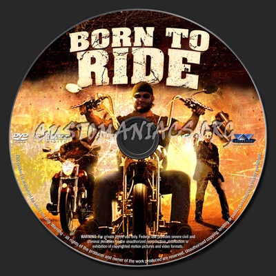 Born To Ride dvd label