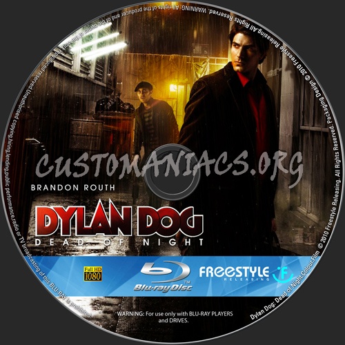 Dylan Dog Dead of Night blu-ray label