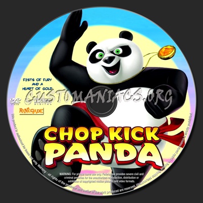 Chop Kick Panda dvd label