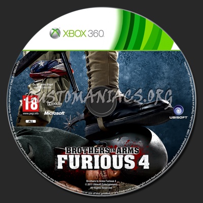 Brothers In Arms Furious 4 dvd label