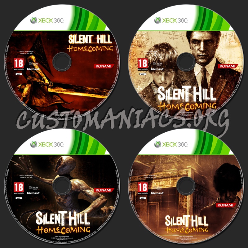 Silent Hill: Homecoming dvd label