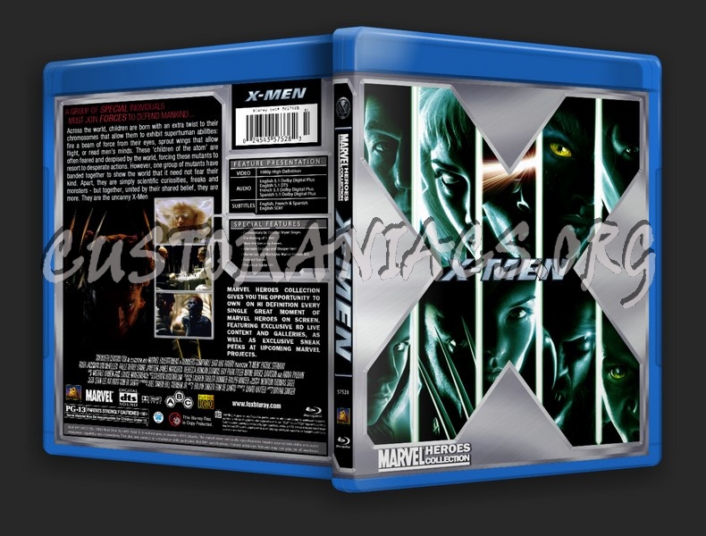 Marvel Heroes Collection: X-Men blu-ray cover