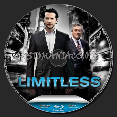 Limitless blu-ray label