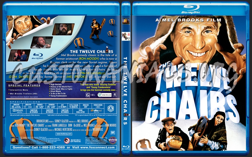 The Twelve Chairs Blu Ray Cover Dvd Covers Labels By