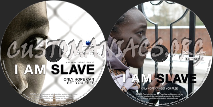 I Am Slave dvd label