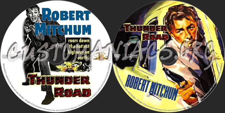 Thunder Road dvd label